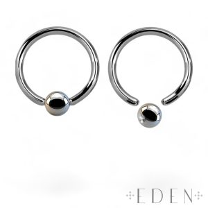 Titanium Ball Closure Rings