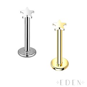 Titanium Star Top Labret