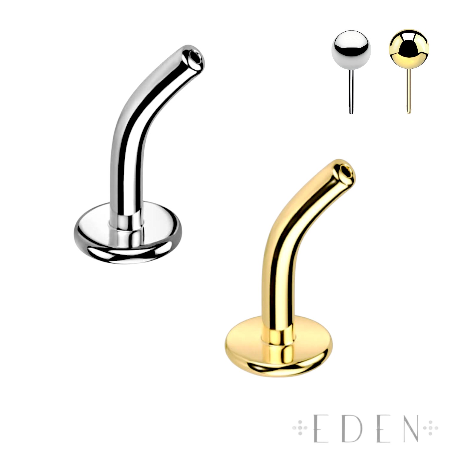 Titanium Threadless Floating Navel Bar