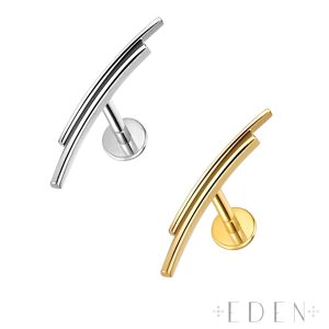 Titanium Double Lined Curve Labret